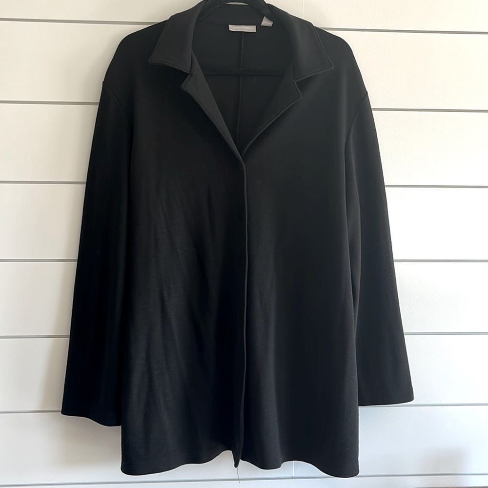 Nordstrom Wool Blend Black Jacket